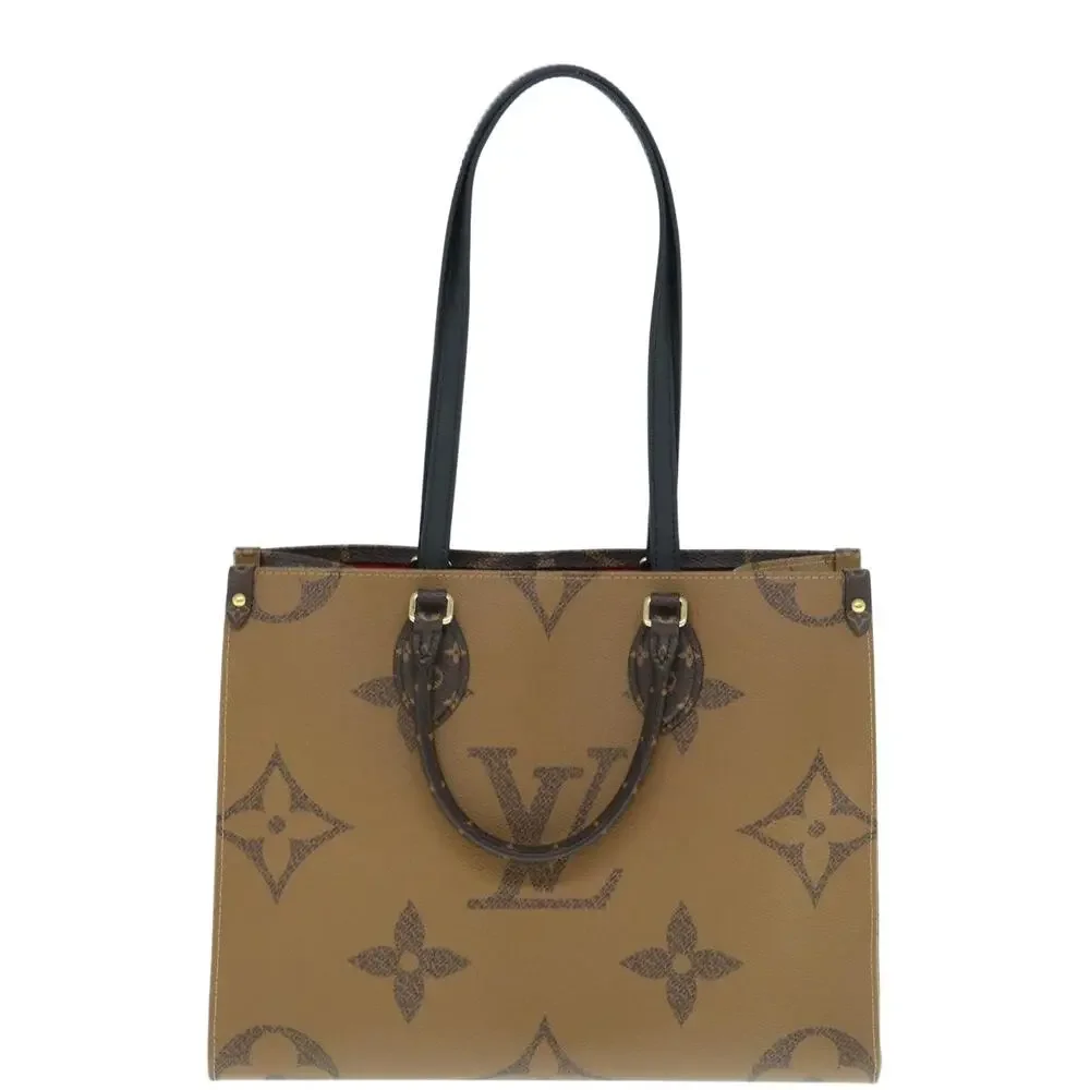 LOUIS VUITTON Monogram Reverse Giant On The Go MM Tote Bag M45321